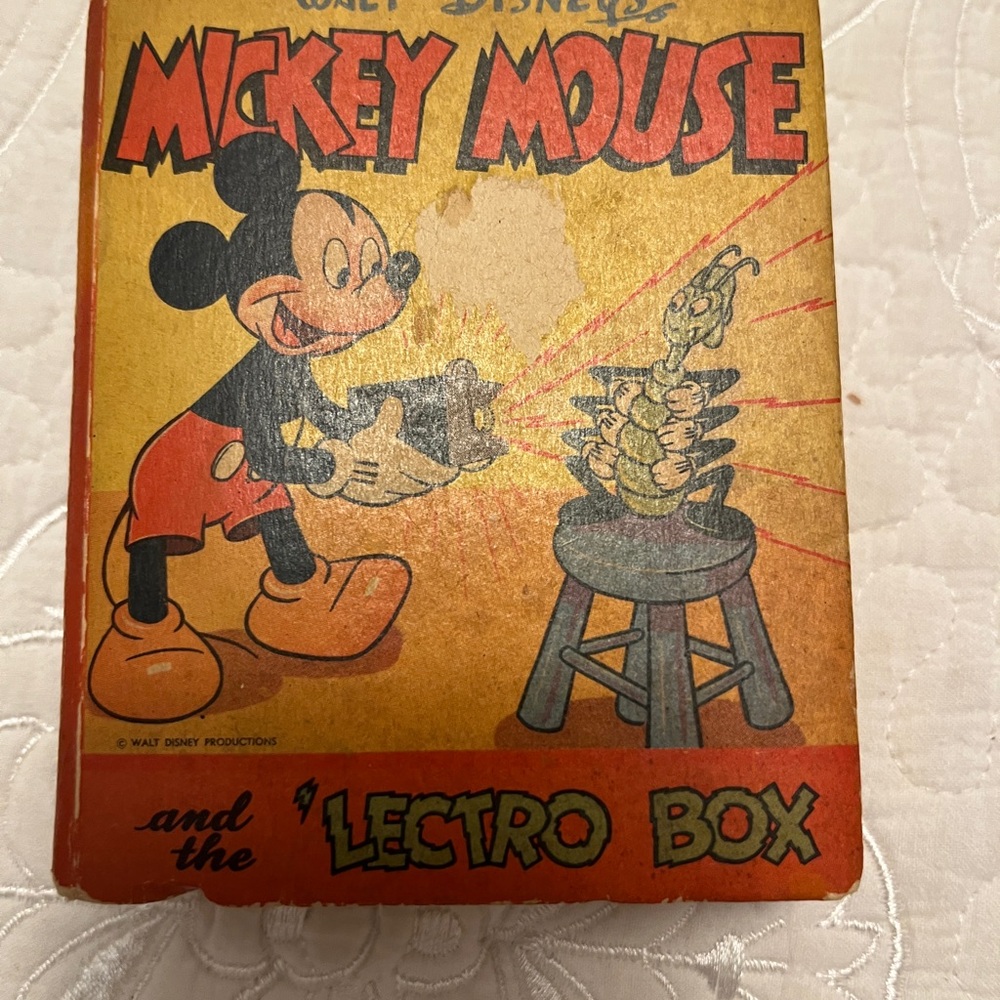 4 Disney Little Big Books Mickey Mouse Ella Cinders Convoy Patrol the Westerners